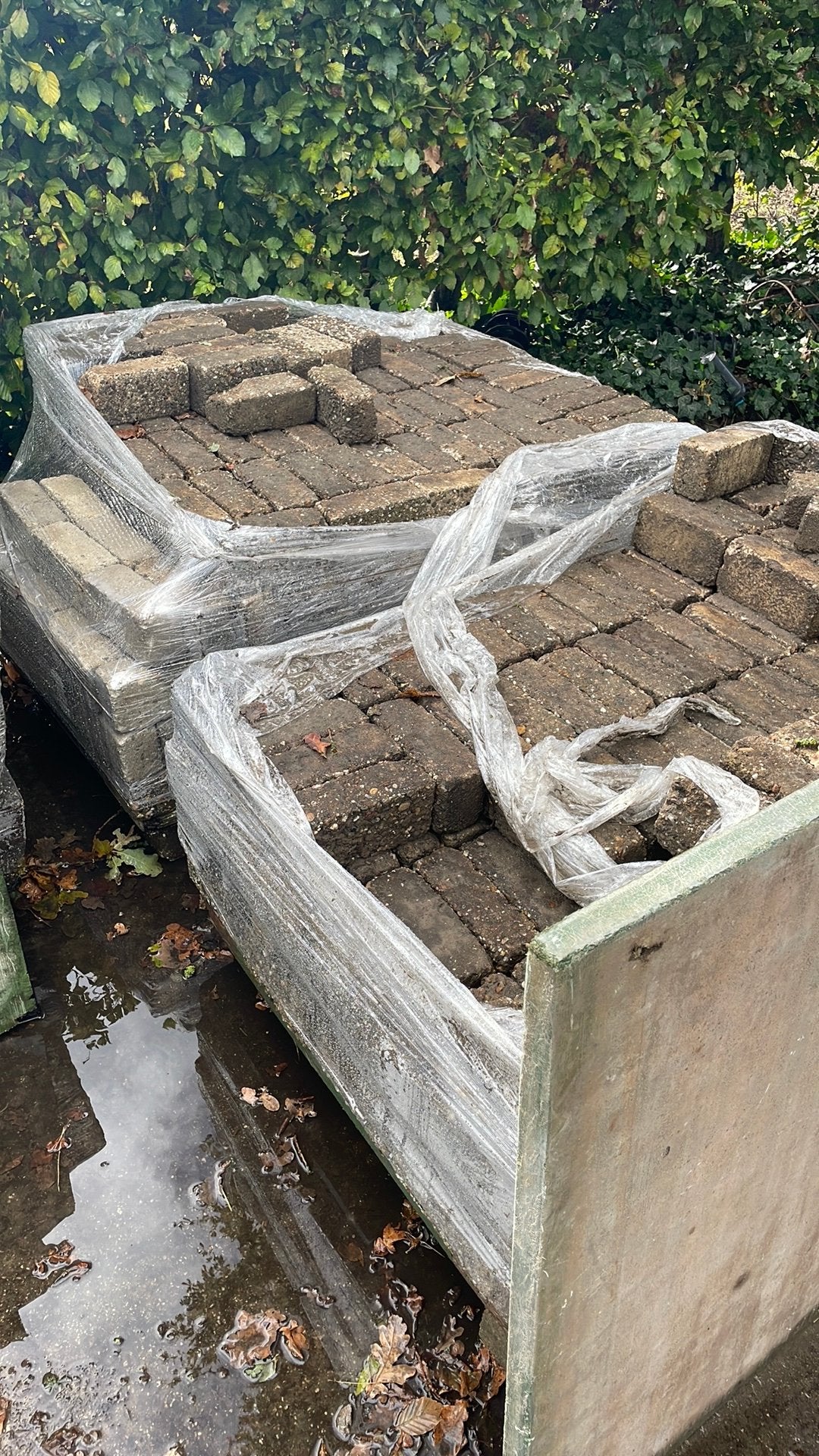 Bkk klinkers 8cm grijs, Ophalen, Gebruikt, Beton, Klinkers