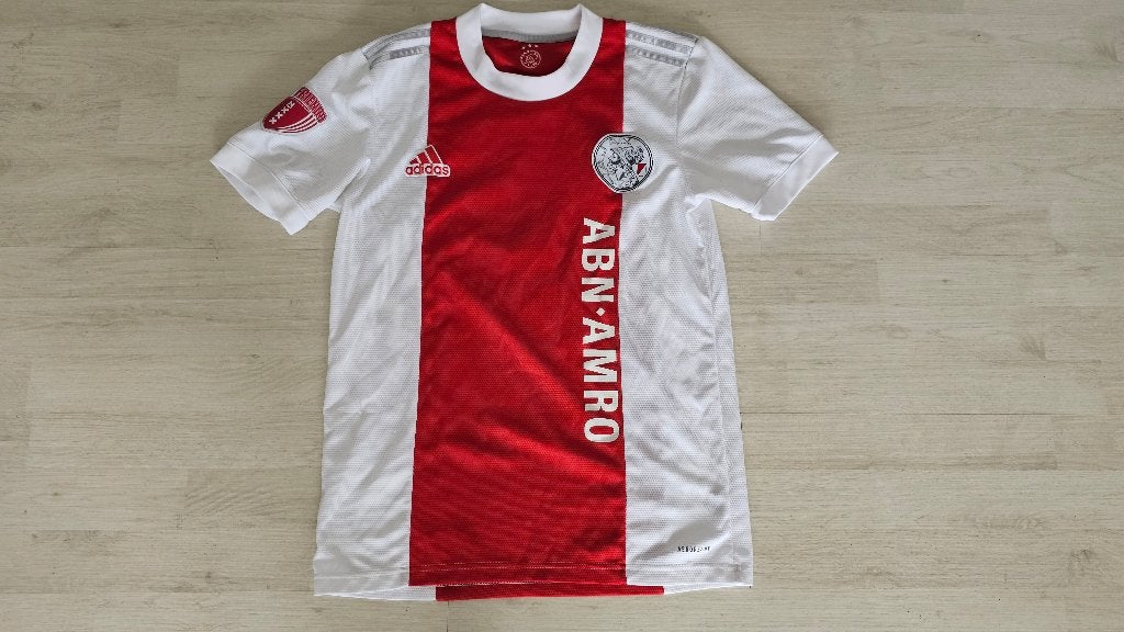 Ajax MATCH Shirt! Seizoen 21/22! Mt S! Only Friends!, Ophalen of Verzenden, Zo goed als nieuw, Rood, Voetbal