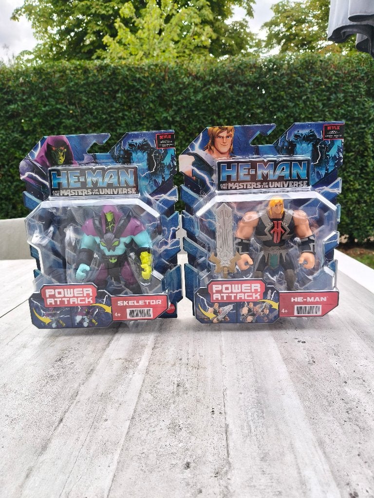 2 X He-Man and the Masters of the Universe Power Attack, Ophalen of Verzenden, Nieuw