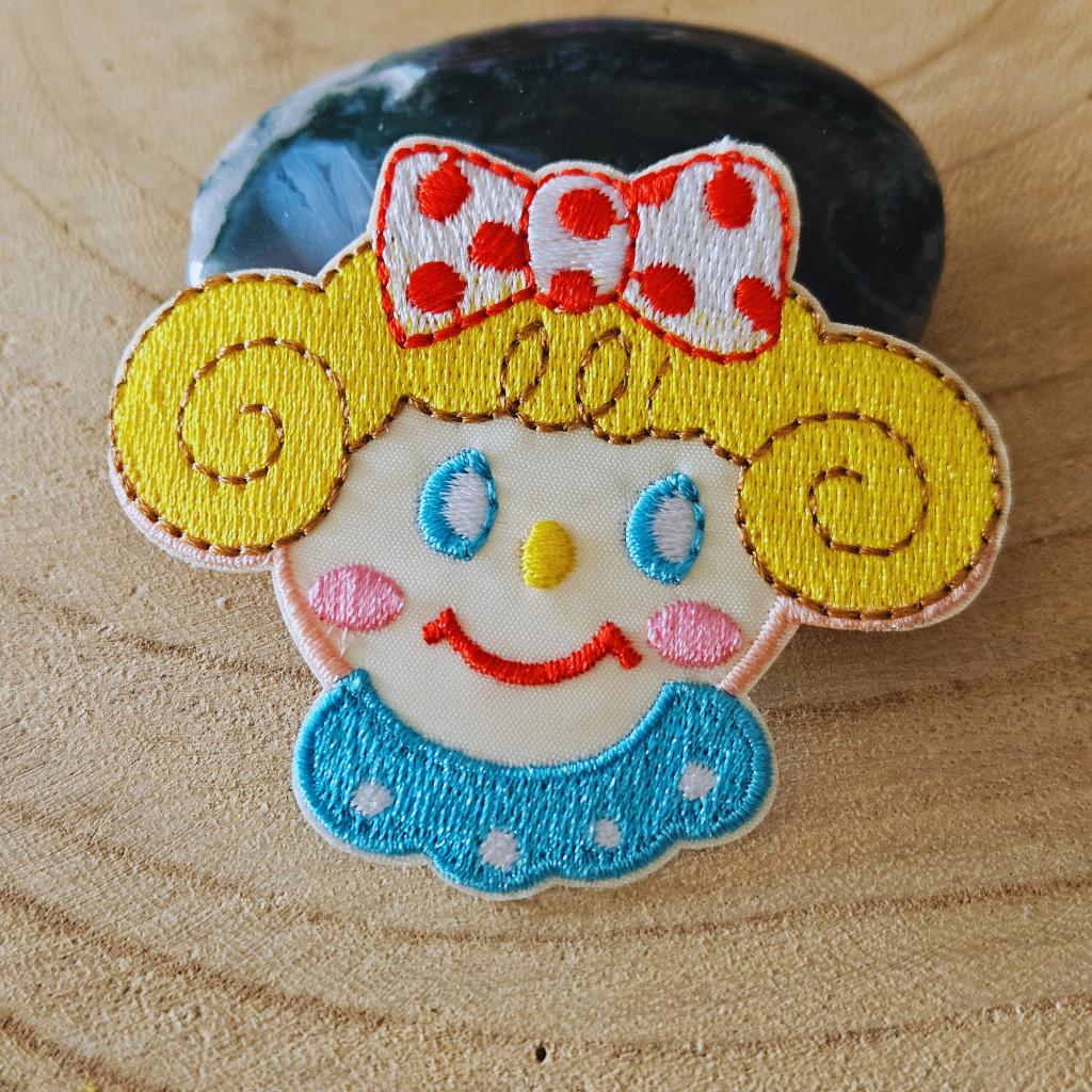 Strijk embleem applicatie Patch Clowntje, B, Ophalen of Verzenden, Info@hobbyenmeer.com, B