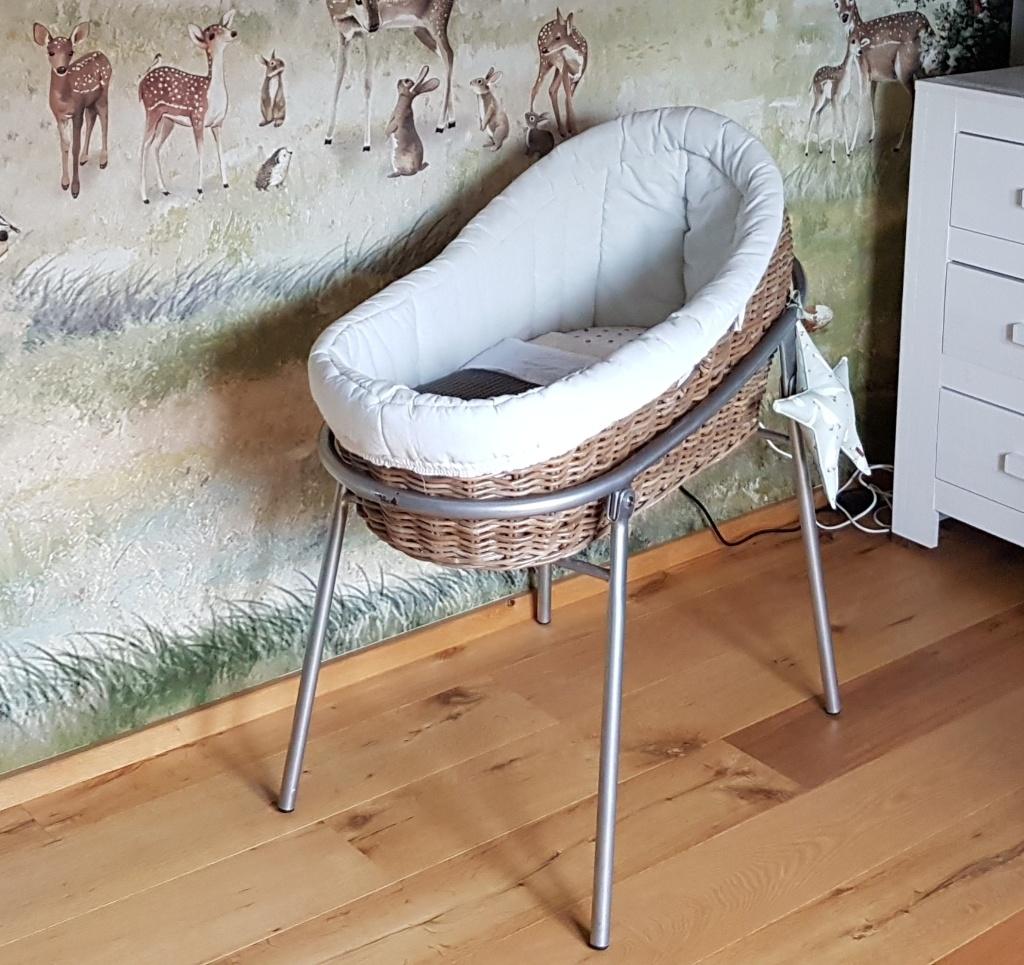 Baby wiegje rotan Childwood, Kinderen en Baby's, Babywiegjes en Ledikanten, Ophalen, Gebruikt, Wieg