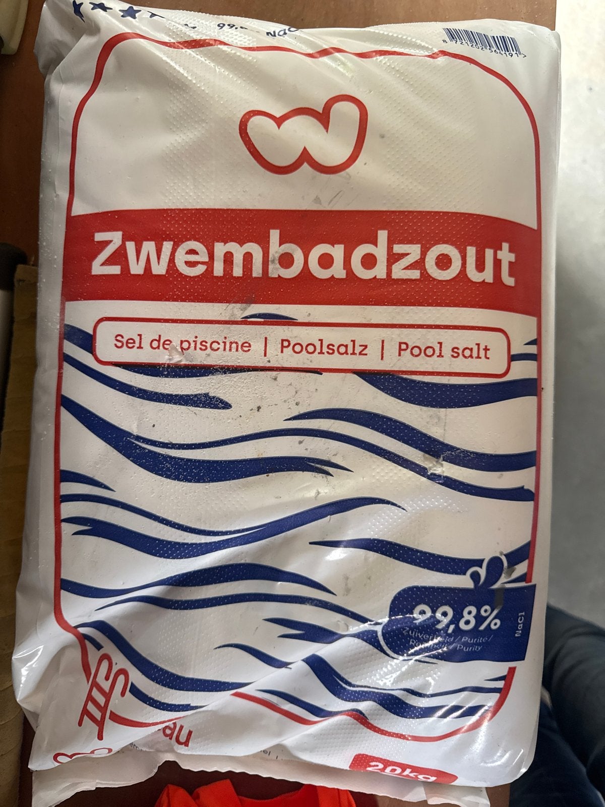 20 kg Zwembadzout - Ongebruikt, Ophalen, Nieuw, Reinigingsmiddel