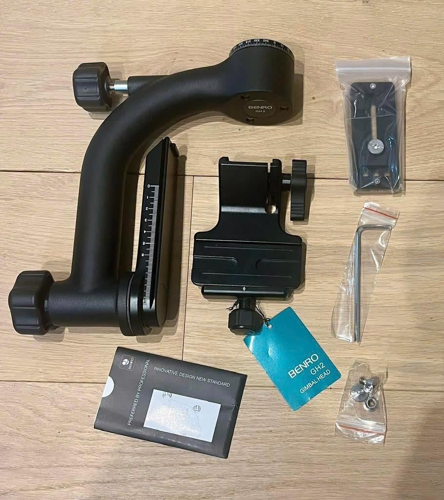 Schommelkop / Gimbal voor telelenzen - Benro GH2, Ophalen of Verzenden, Zo goed als nieuw, Minder dan 150 cm, Overige typen