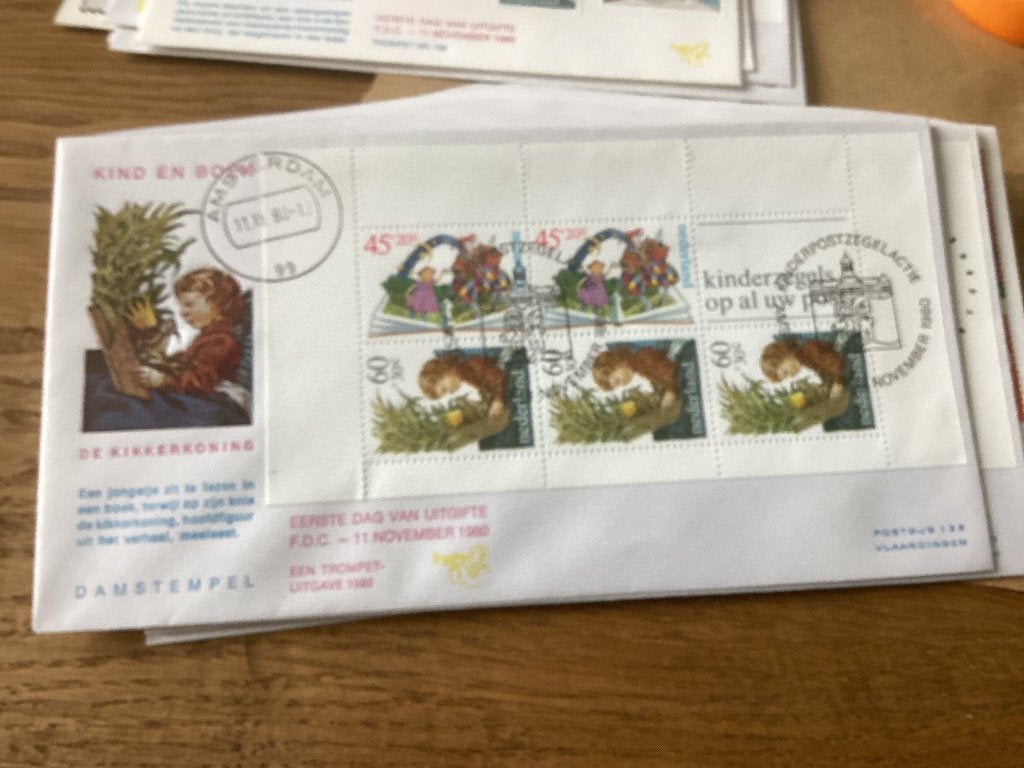 No2353 Trompet uitgave Nederland jaargangen fdc 1963 tm 202, Postzegels en Munten, Postzegels | Eerstedagenveloppen, Ophalen, Onbeschreven