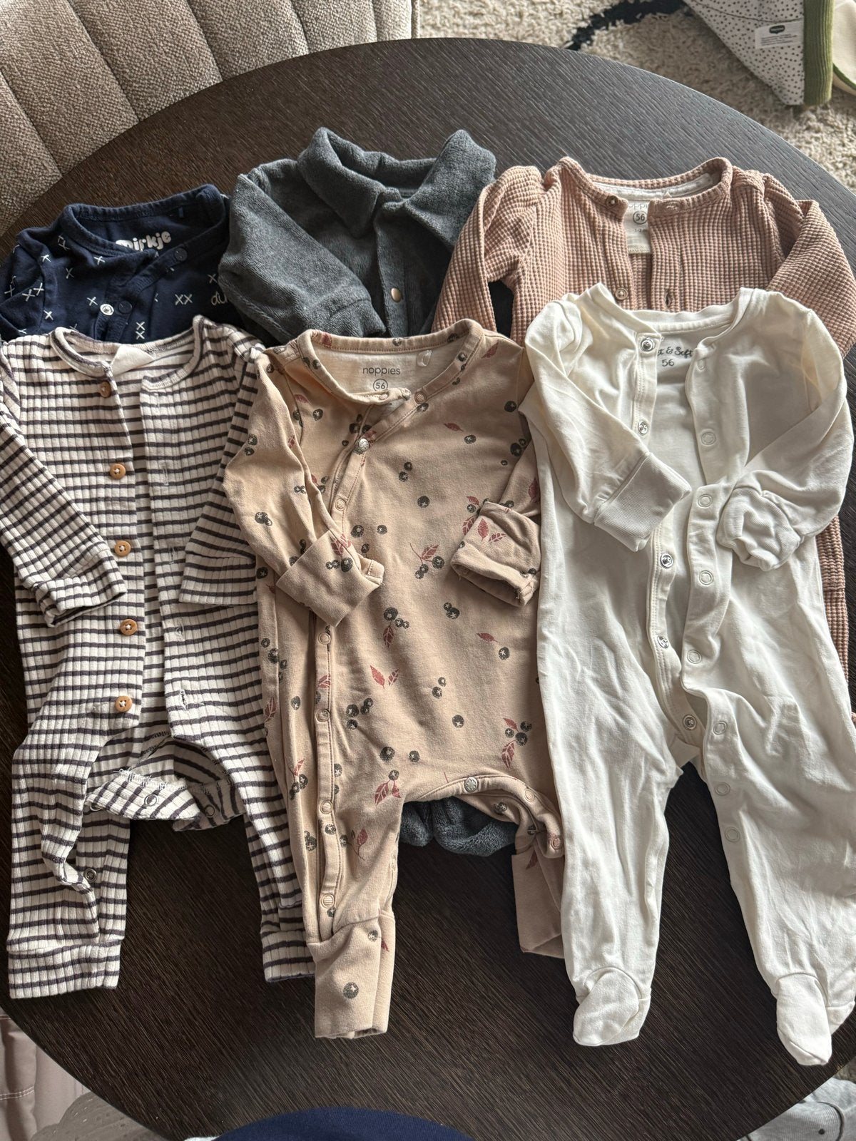 Babypakjes maat 56 - Set van 6 stuks, Ophalen of Verzenden, Gebruikt, Jongetje of Meisje, Pakje