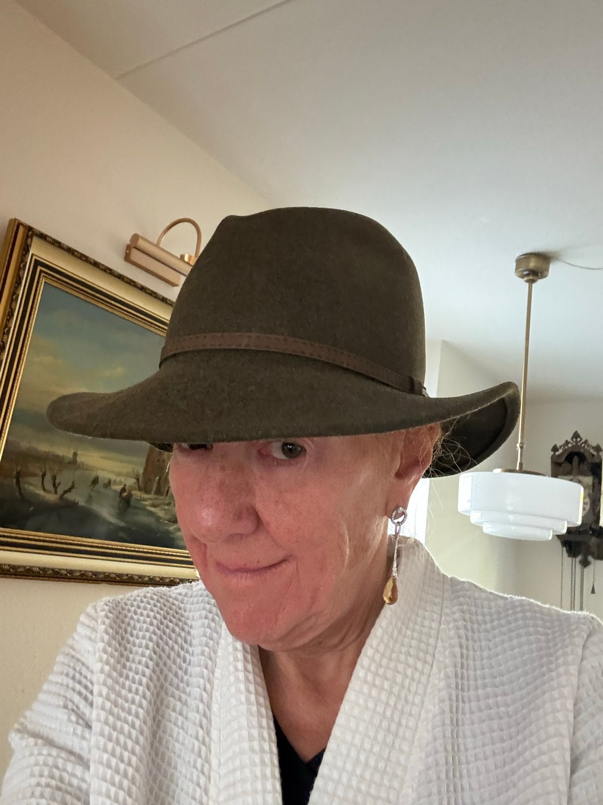 Stetson LiteFelt Hoed - Olijfgroen, Maat 55, Ophalen of Verzenden, Zo goed als nieuw, 55 cm (S, 6⅞ inch) of minder, Hoed