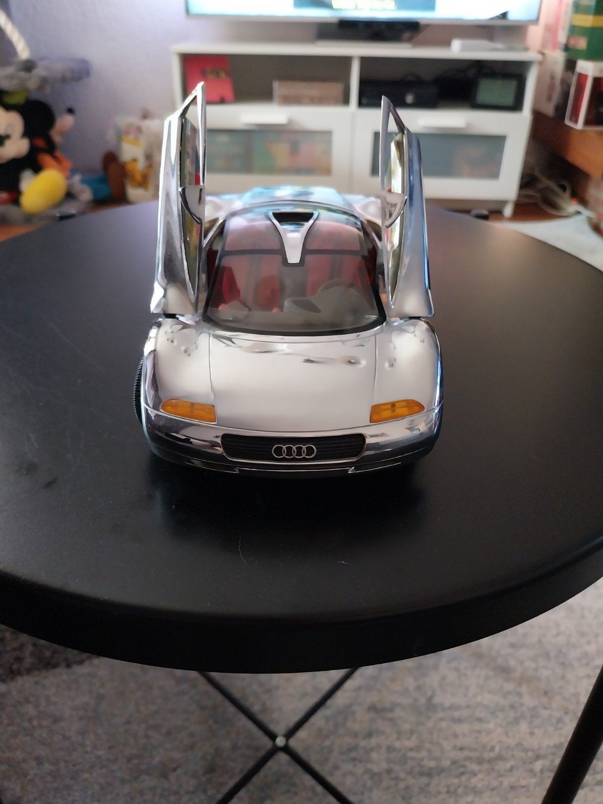 Audi Avus Concept Modelauto - Zilverkleurig, Ophalen of Verzenden, Zo goed als nieuw