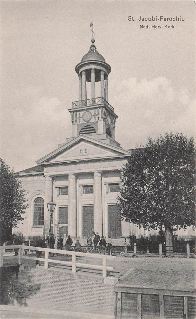 702-113-011 St Jacobi-Parochie Ned Herv Kerk, Verzamelen, Verzenden, Voor 1920, Friesland