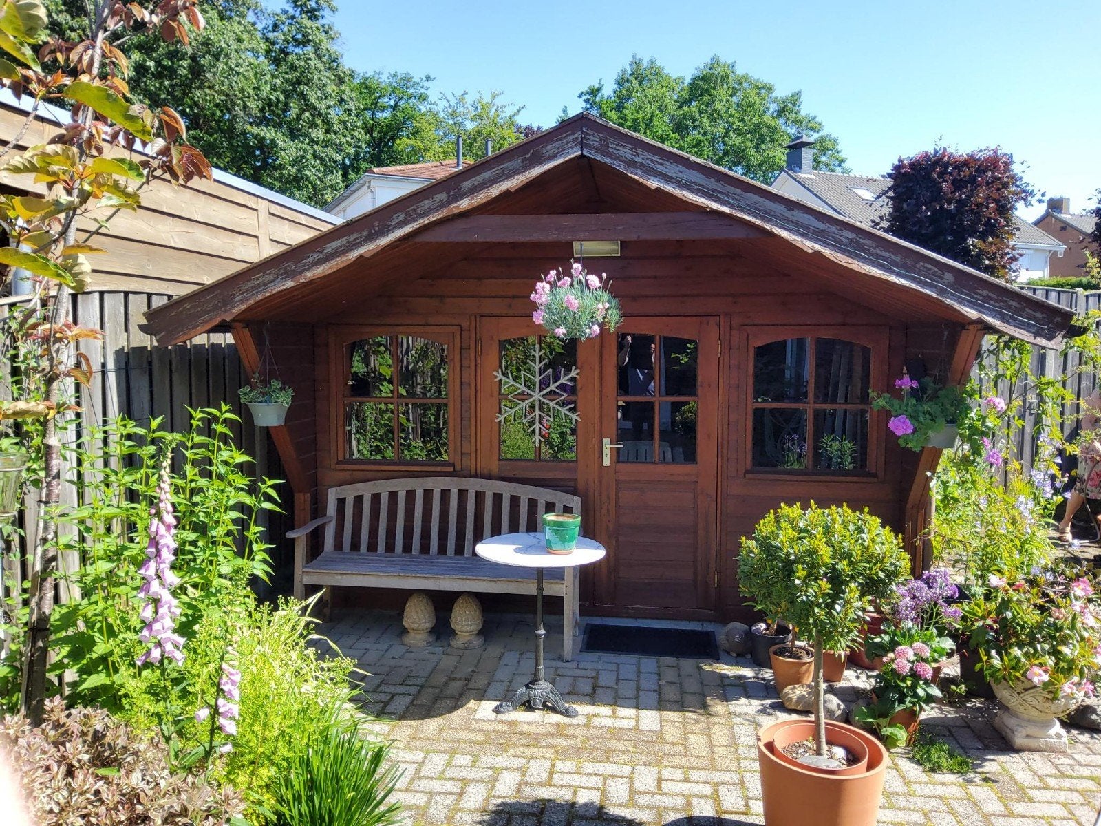 tuinhuisje, Ophalen, Gebruikt, Hout