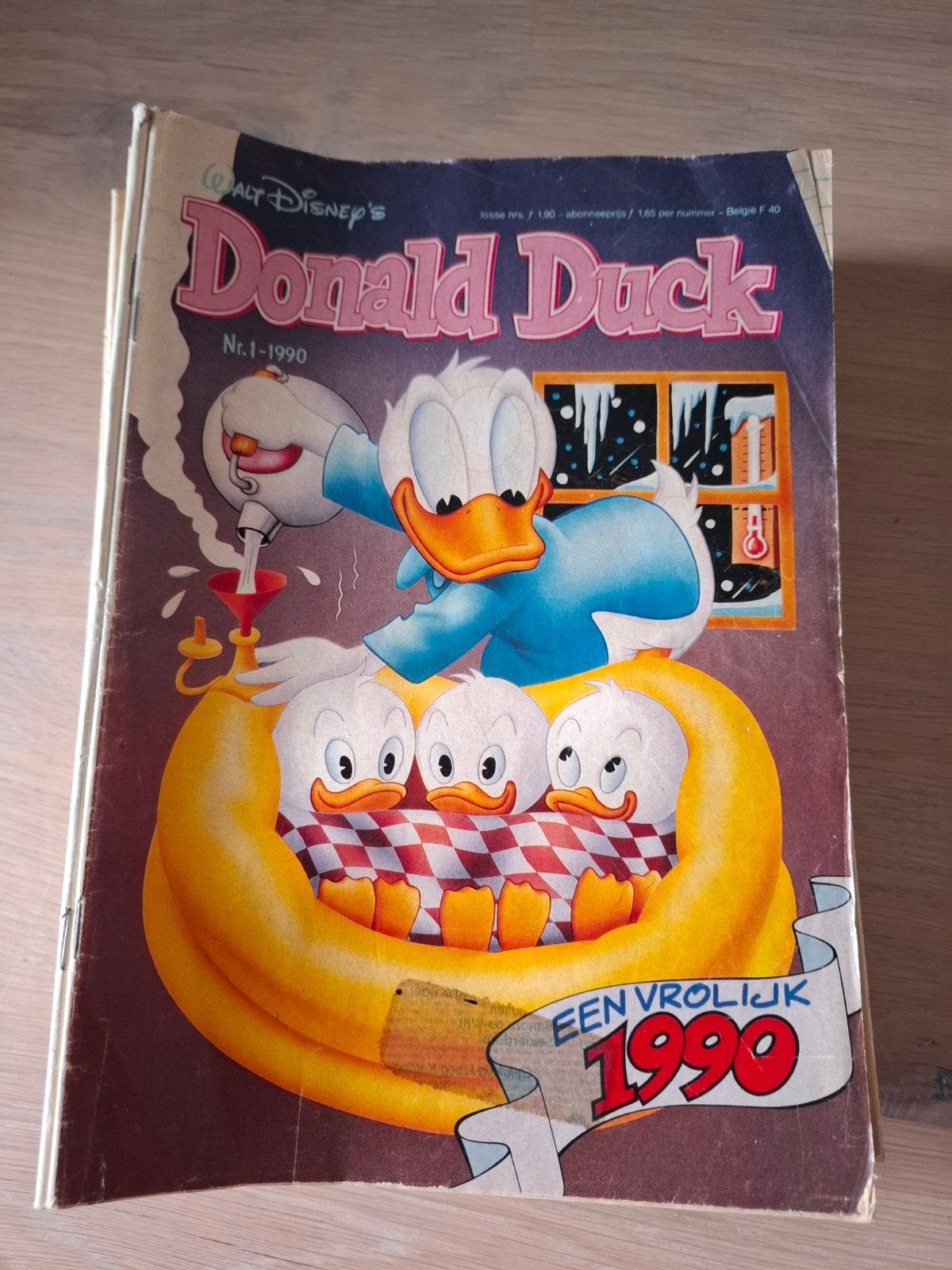 Donald Duck Jaargang 1990 (mist 4 nummers), Ophalen of Verzenden, Gelezen, Overige typen