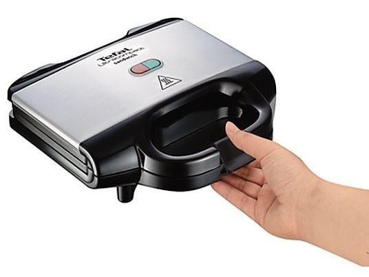 Tefal Ultracompact Sandwichmaker - Zilver/Zwart, Ophalen of Verzenden, Gebruikt