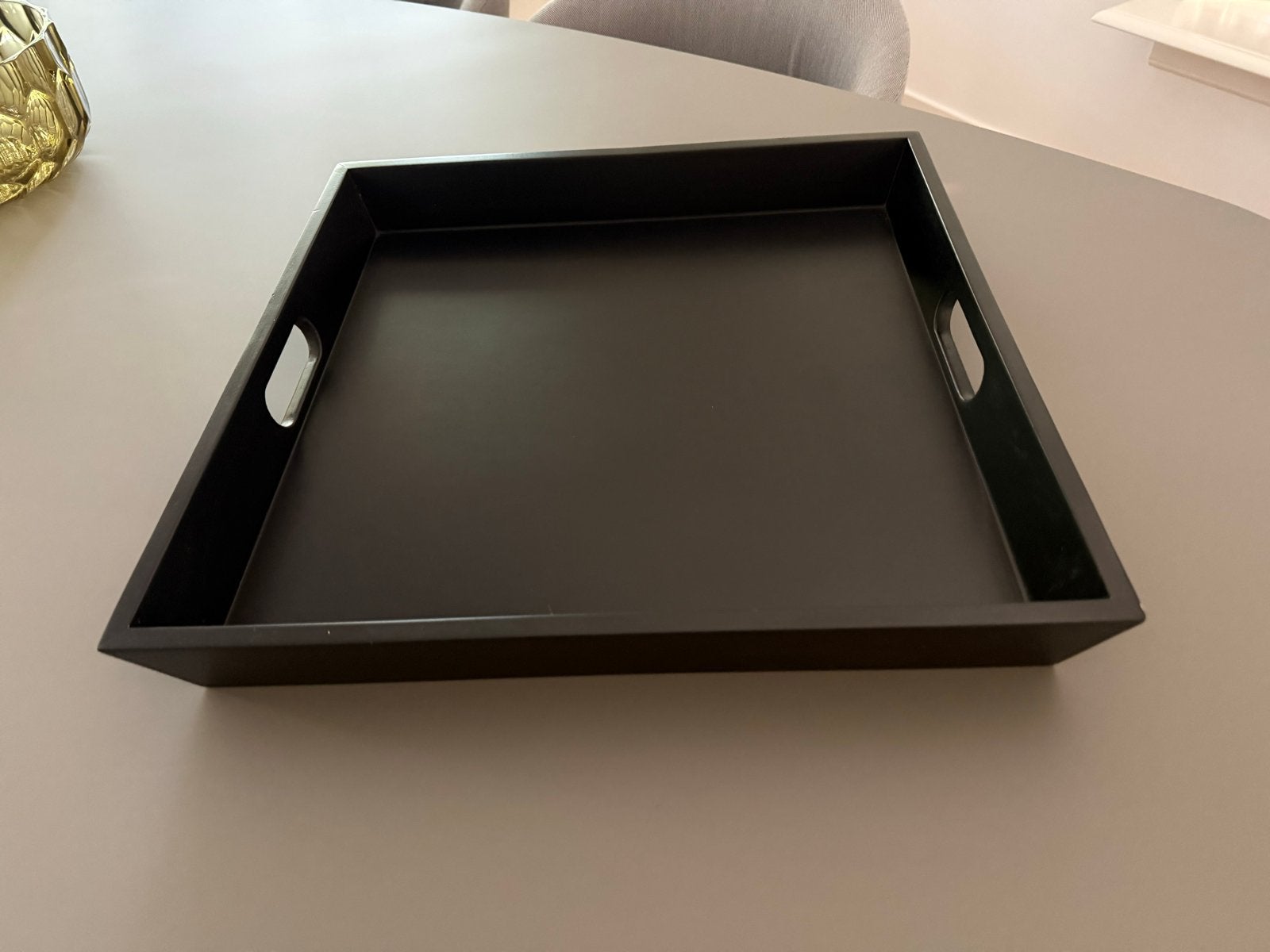Houten Dienblad 50x50 cm met Opstaande Rand, Huis en Inrichting, Woonaccessoires | Dienbladen, Ophalen, Met opstaande rand, Vierkant