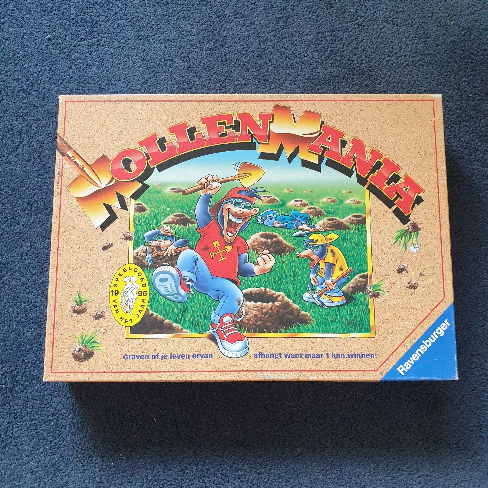 Mollenmania Bordspel - Ravensburger (1996), Hobby en Vrije tijd, Gezelschapsspellen | Bordspellen, Drie of vier spelers, Ophalen