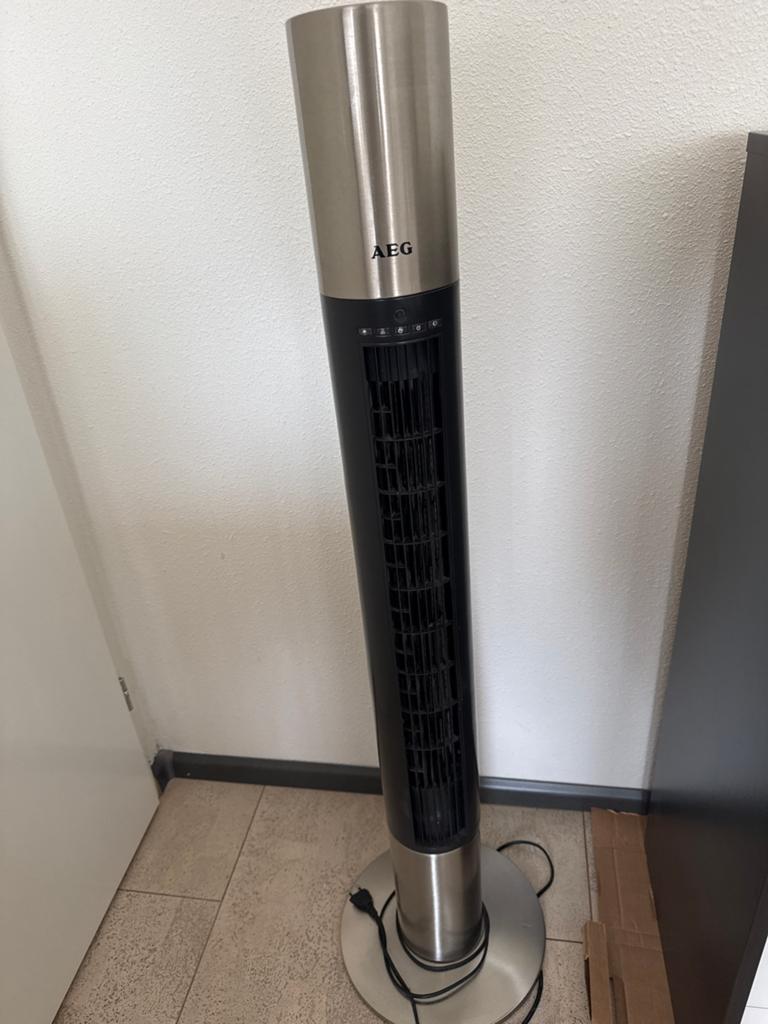 AEG Torenventilator - Stijlvol en Krachtig, Witgoed en Apparatuur, Ventilatoren, Ophalen, Zo goed als nieuw, Torenventilator