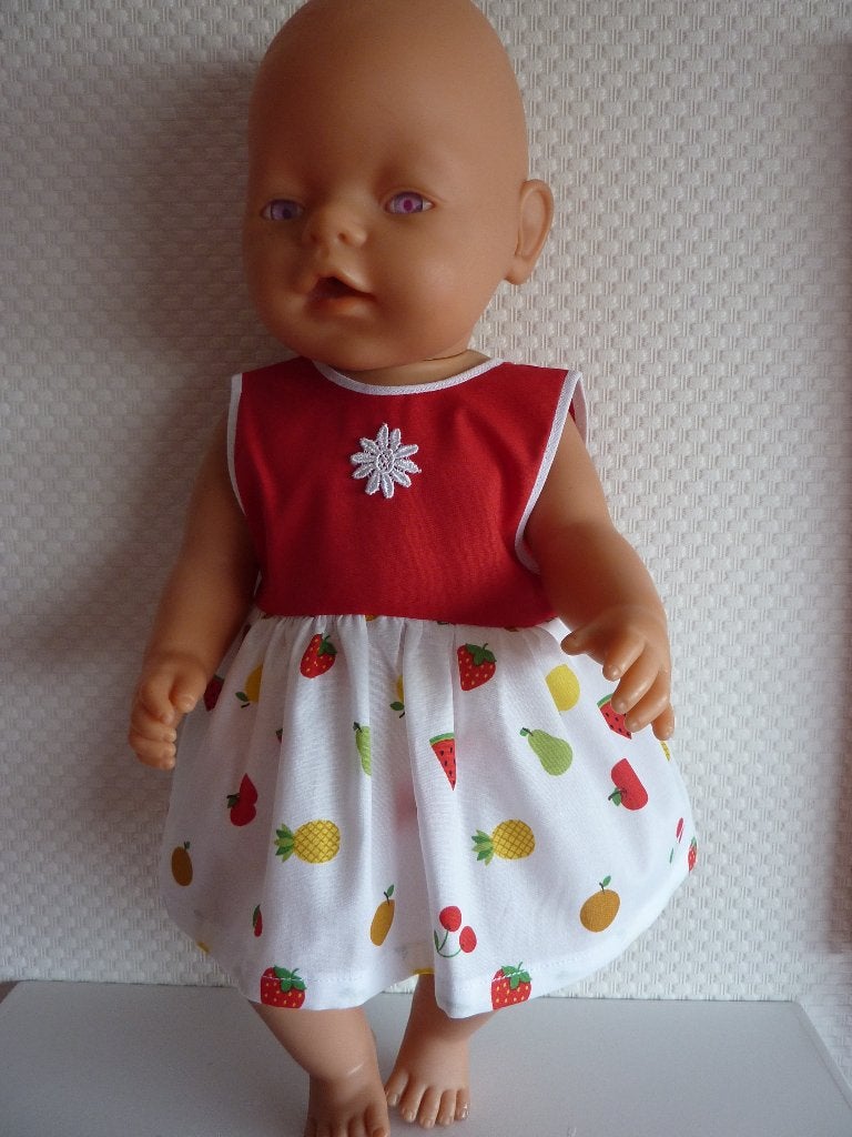 OP=OP jurkje voor de baby pop van 43 cm.Poppenkleertjes, Ophalen of Verzenden, Nieuw, Babypop