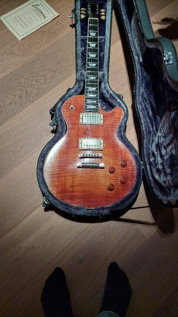 Eastman SB59/V Antique Amber, Ophalen of Verzenden, Gebruikt, Solid body, Overige merken