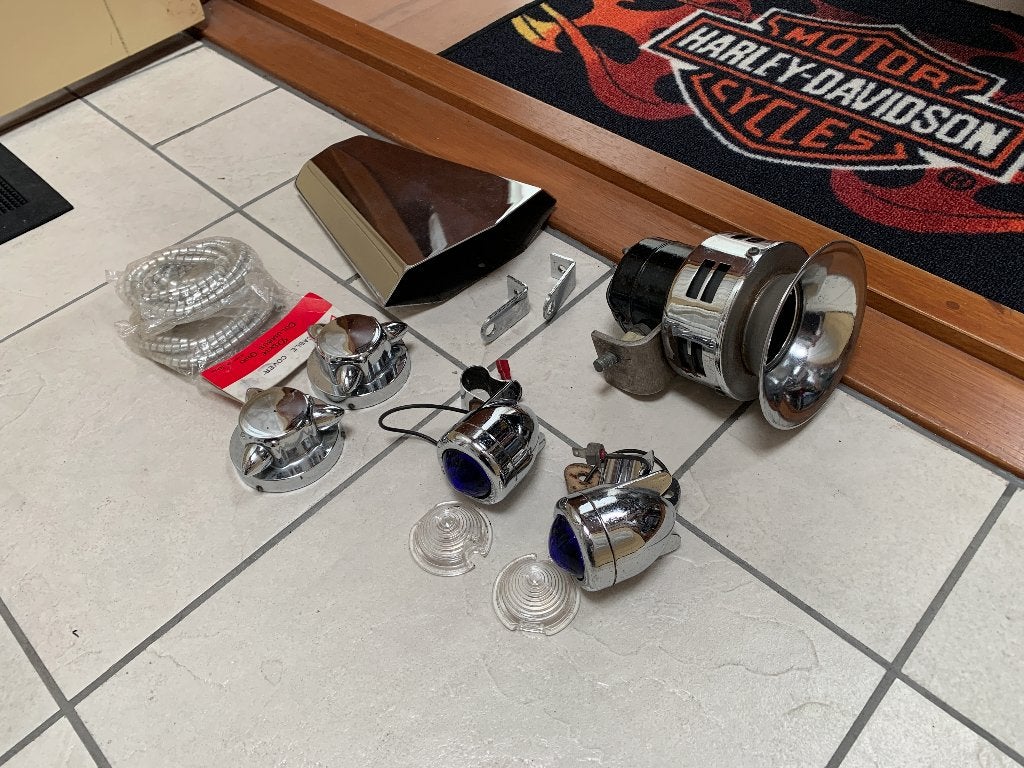 Onderdelen Harley-Davidson en Pav 40, Ophalen, Gebruikt