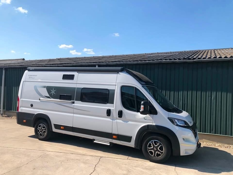 Smetteloze Karmann Davis 620 LENGTE BEDDEN Automaat Bj 12-21, Automaat, Buscamper of Camperbus, Ringverwarming, Fiat