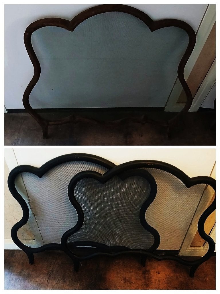 Raamhor brocante oud 67 x 68 cm en twee van 72 x 60 cm, Antiek en Kunst, Ophalen of Verzenden
