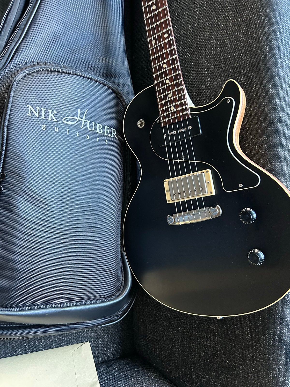 Nieuwe Nik Huber Krautster II Black, Muziek en Instrumenten, Ophalen, Nieuw, Solid body, Overige merken