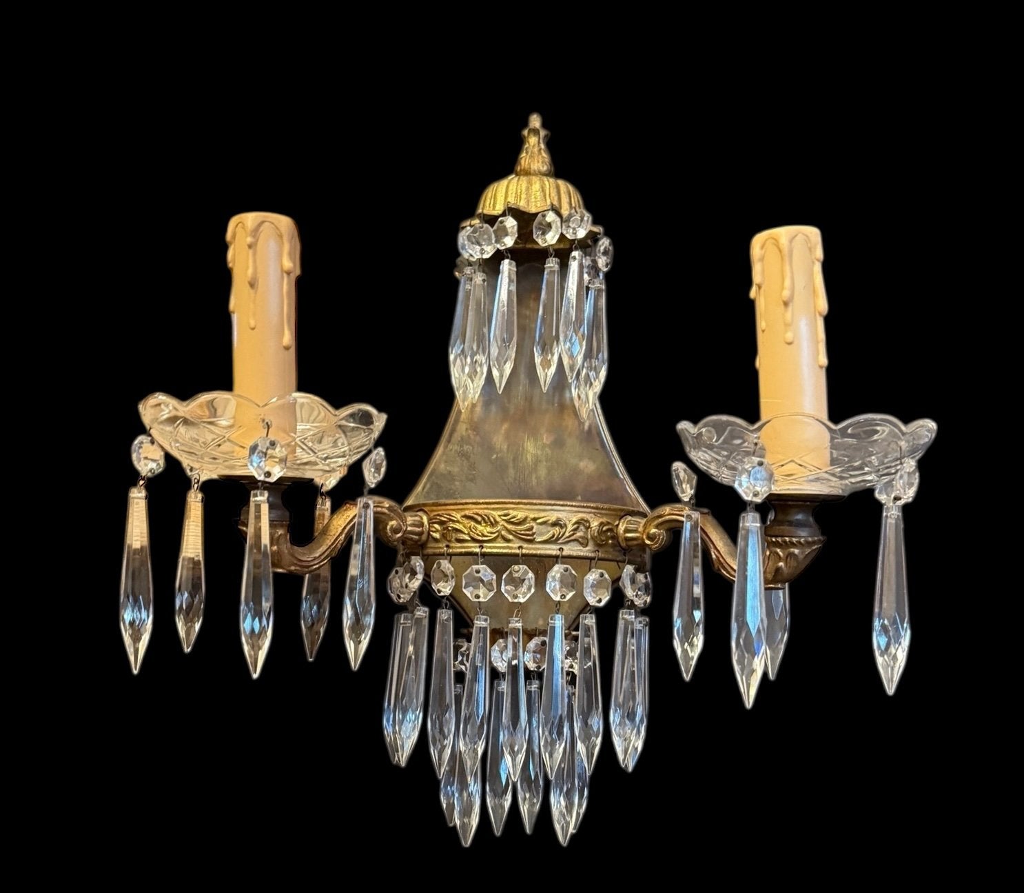 Antiek Louis XV wandlampen | 4 st. beschikbaar, Ophalen of Verzenden
