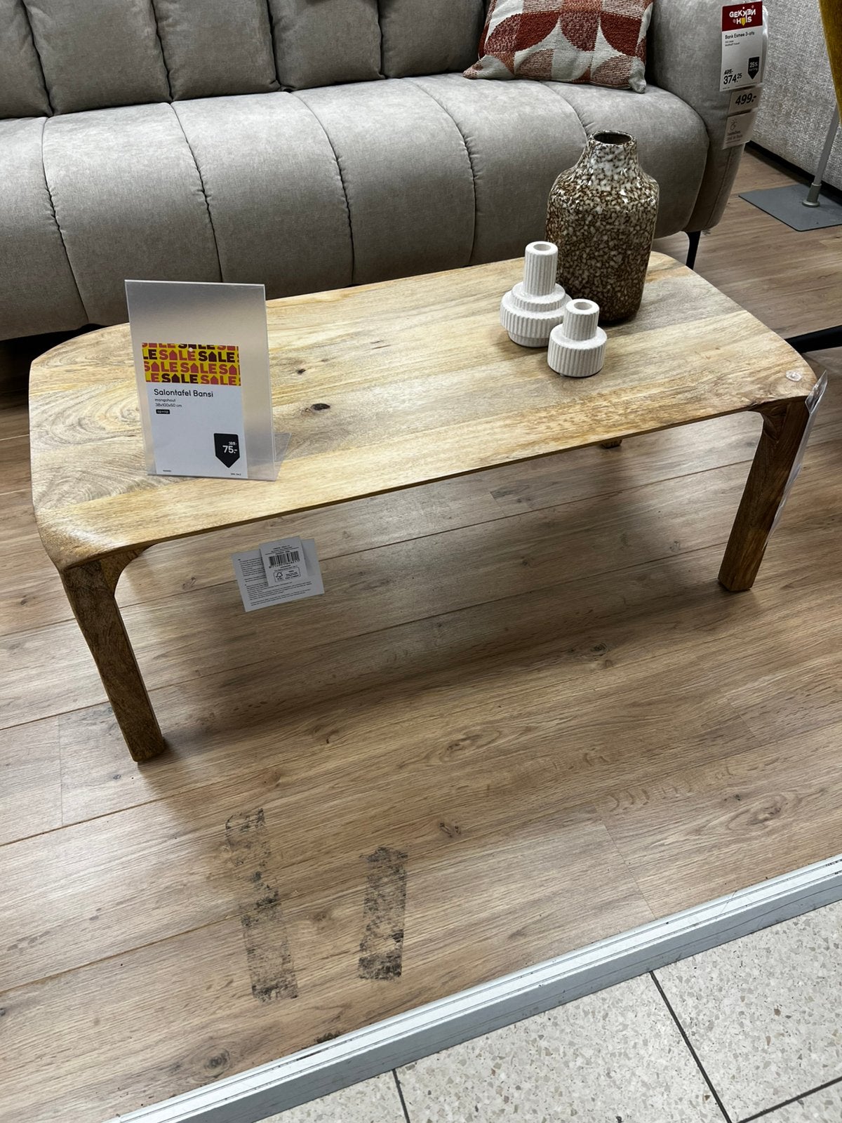 Salontafel Bansi, Ophalen, 50 tot 100 cm, Nieuw, 50 tot 100 cm
