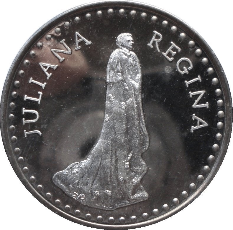 Nederland penning Juliana Regina 1978 (zilver, proof), Ophalen of Verzenden, Zilver, Nederland