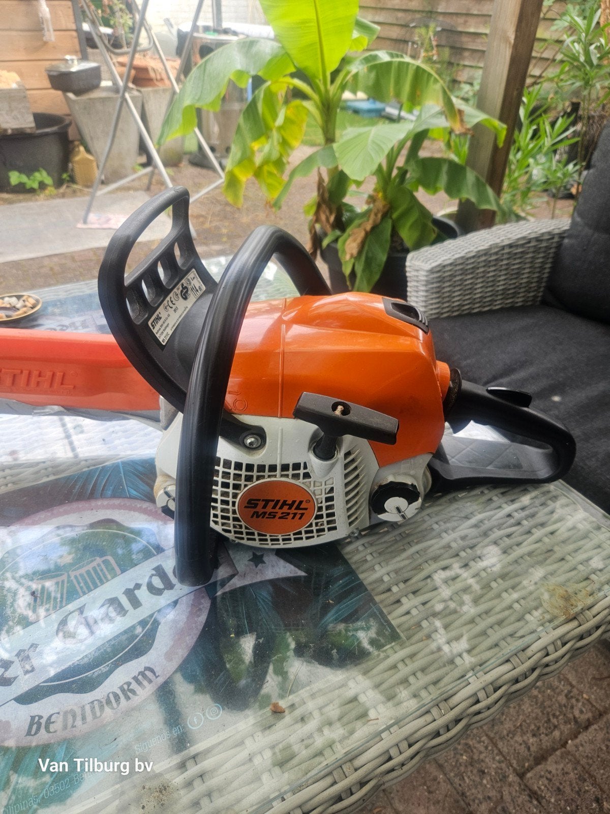 Stihl MS 211 Kettingzaag  als nieuw,  weinig gebruikt, Stihl, Gebruikt, 70 mm of meer, Kettingzaag
