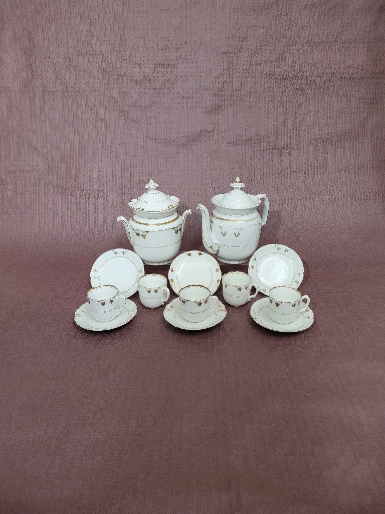 Vieux Paris antiek porseleinen koffieservies, Ophalen of Verzenden