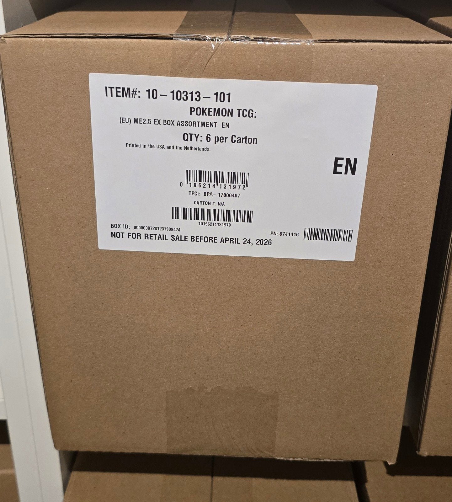 Ascended Heroes EX boxen sealed case, Ophalen, Nieuw