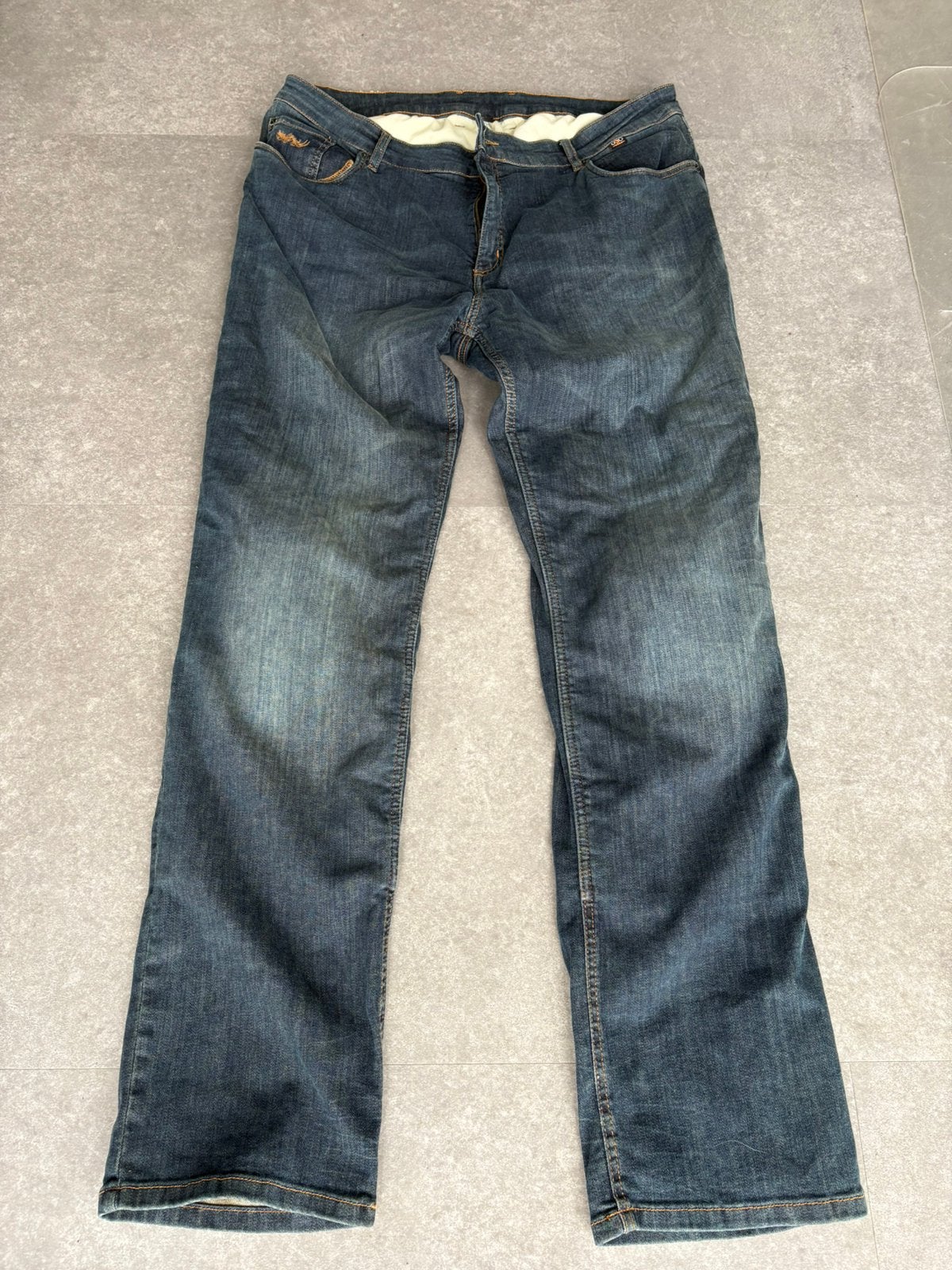 Richa Motorjeans D40/32 - Comfortabele en veilige motorbroek, Ophalen, Tweedehands, Dames, Broek | textiel