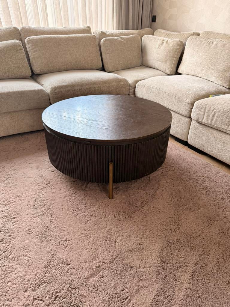 Richmond interiors salontafel origineel, 100 tot 150 cm, Rond, Zo goed als nieuw, Minder dan 50 cm