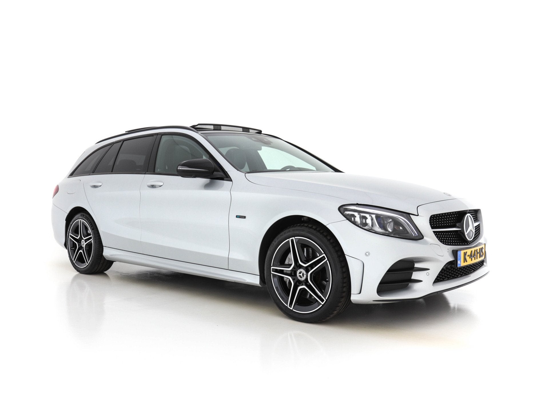 Mercedes-Benz C-Klasse Estate 300 e AMG-Sportpack Limited Bu, Auto's, Achterwielaandrijving, 320 pk, 57 km, Hybride Elektrisch/Benzine