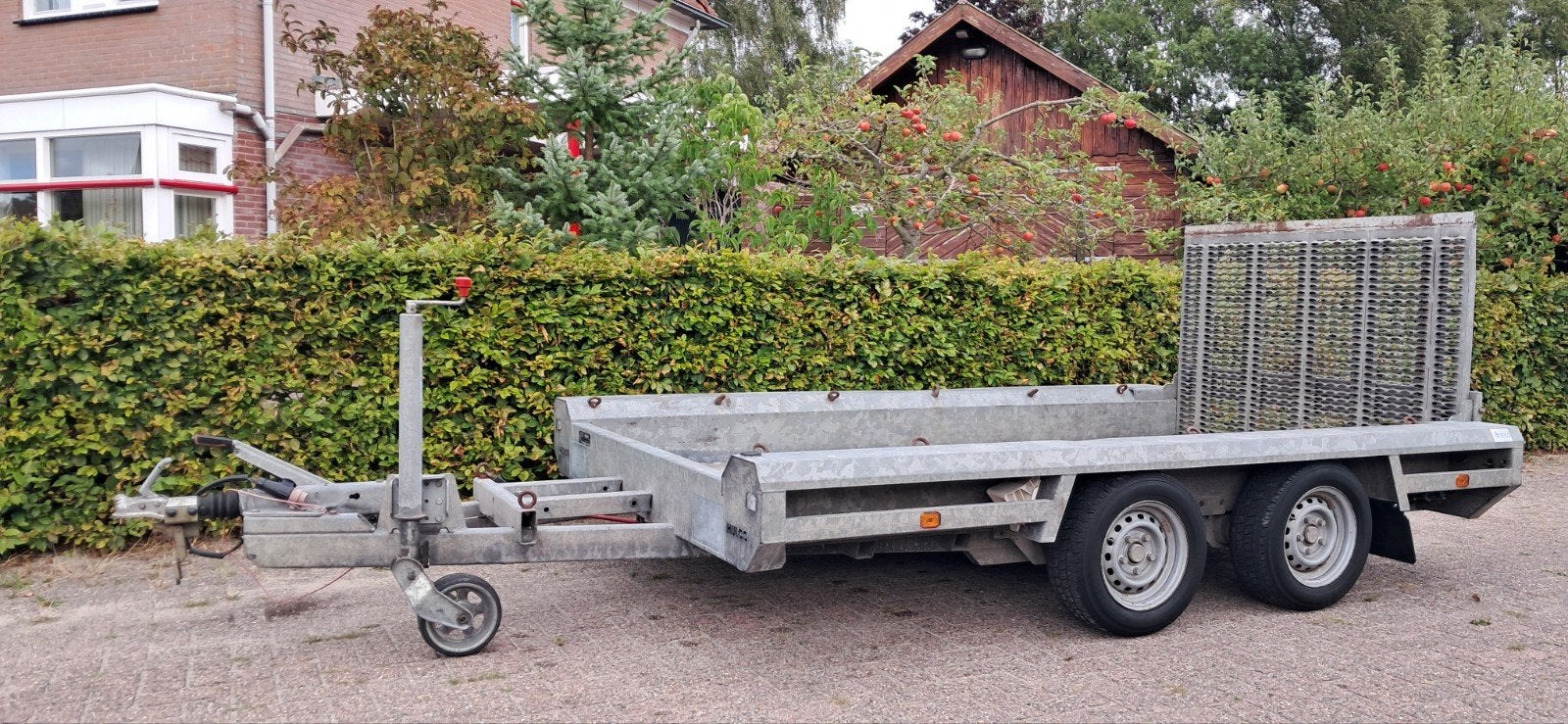 Hulco Terrax-2 machinetransporter 150x300cm 3000kg, Ophalen, Gebruikt