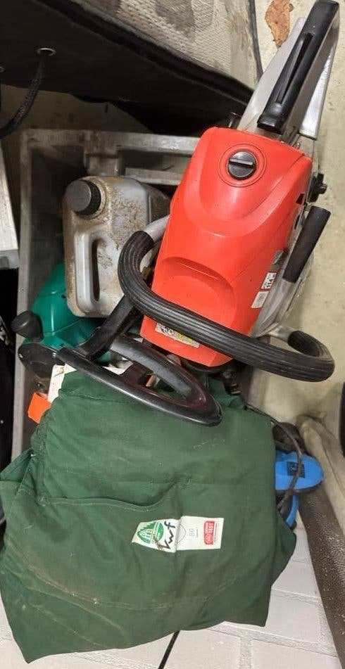 Motor- / Kettingzaag copleet met “Toebehoren”!!, Ophalen, Gebruikt, 30 tot 50 cm, Benzine