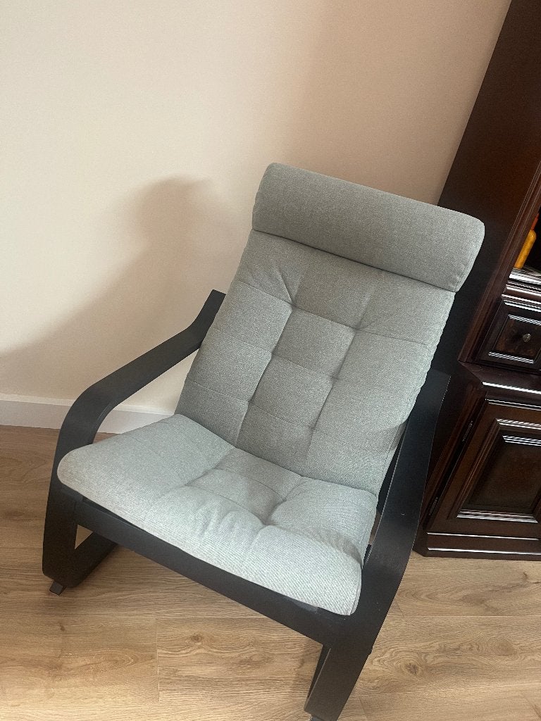 Fauteuil IKEA Poang, Huis en Inrichting, Ophalen, Gebruikt, 75 tot 100 cm, Minder dan 50 cm