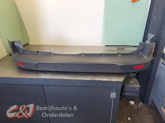 Achterbumper van een Ford Transit Connect (KUNSTOF), Gebruikt, -, -, Ophalen of Verzenden