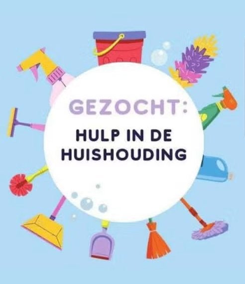 Huishoudelijke hulp / Schoonmaakster gezocht, Schoonmaken