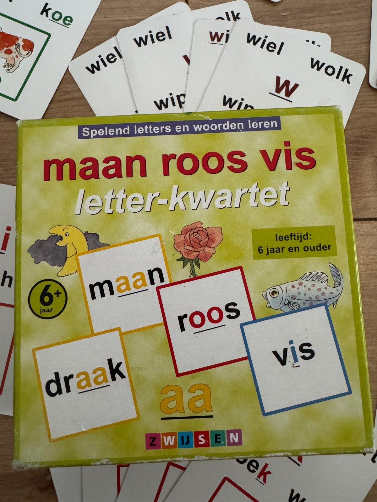 ZWIJSEN-Letter-kwartet: Spelend letters en woorden ler, Ophalen of Verzenden, Gebruikt, Taal en Lezen