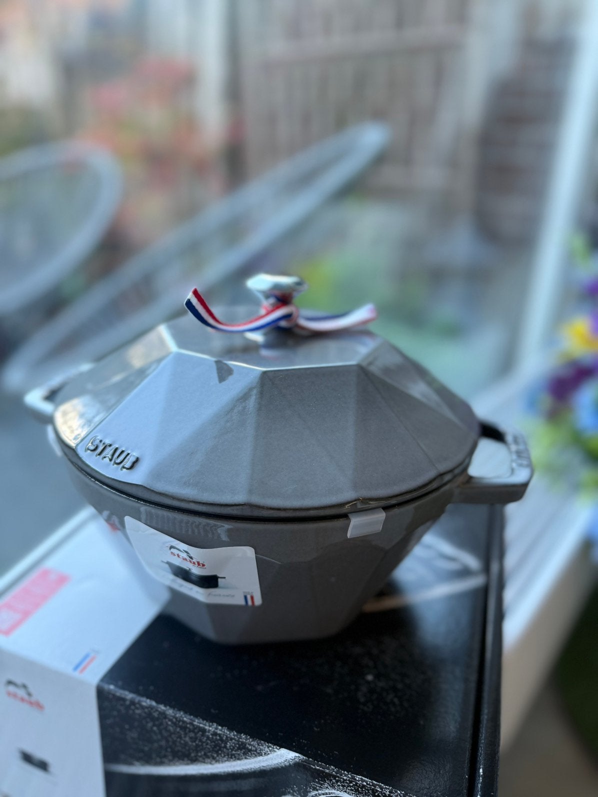STAUB Diamond Cocotte 22cm Graphite Grey Limited Edition, Nieuw, Ophalen of Verzenden, Zwilling, Braadpan