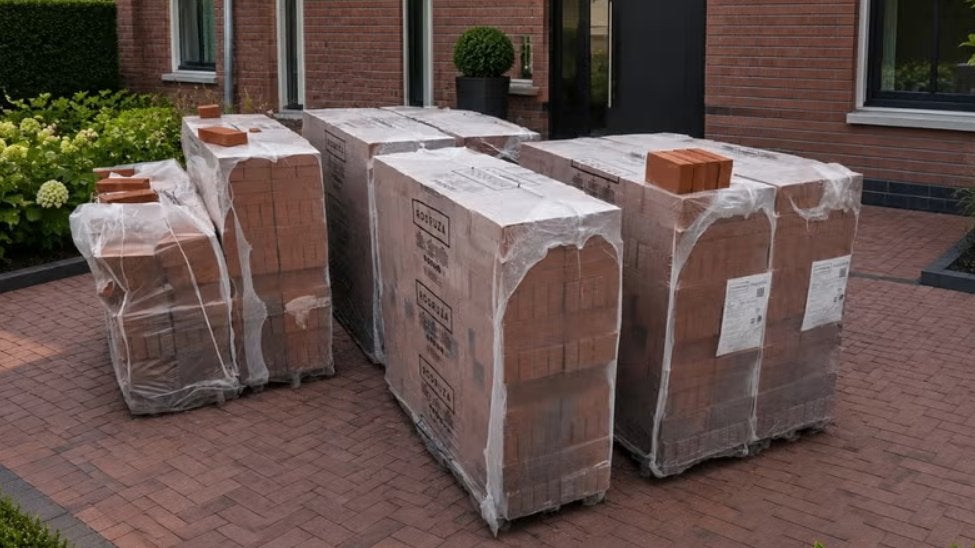 Rodruza WF VB WS Gevelstenen – ca. 2.740 stuks (nieuw), Doe-het-zelf en Verbouw, Ophalen of Verzenden, Nieuw, Bakstenen