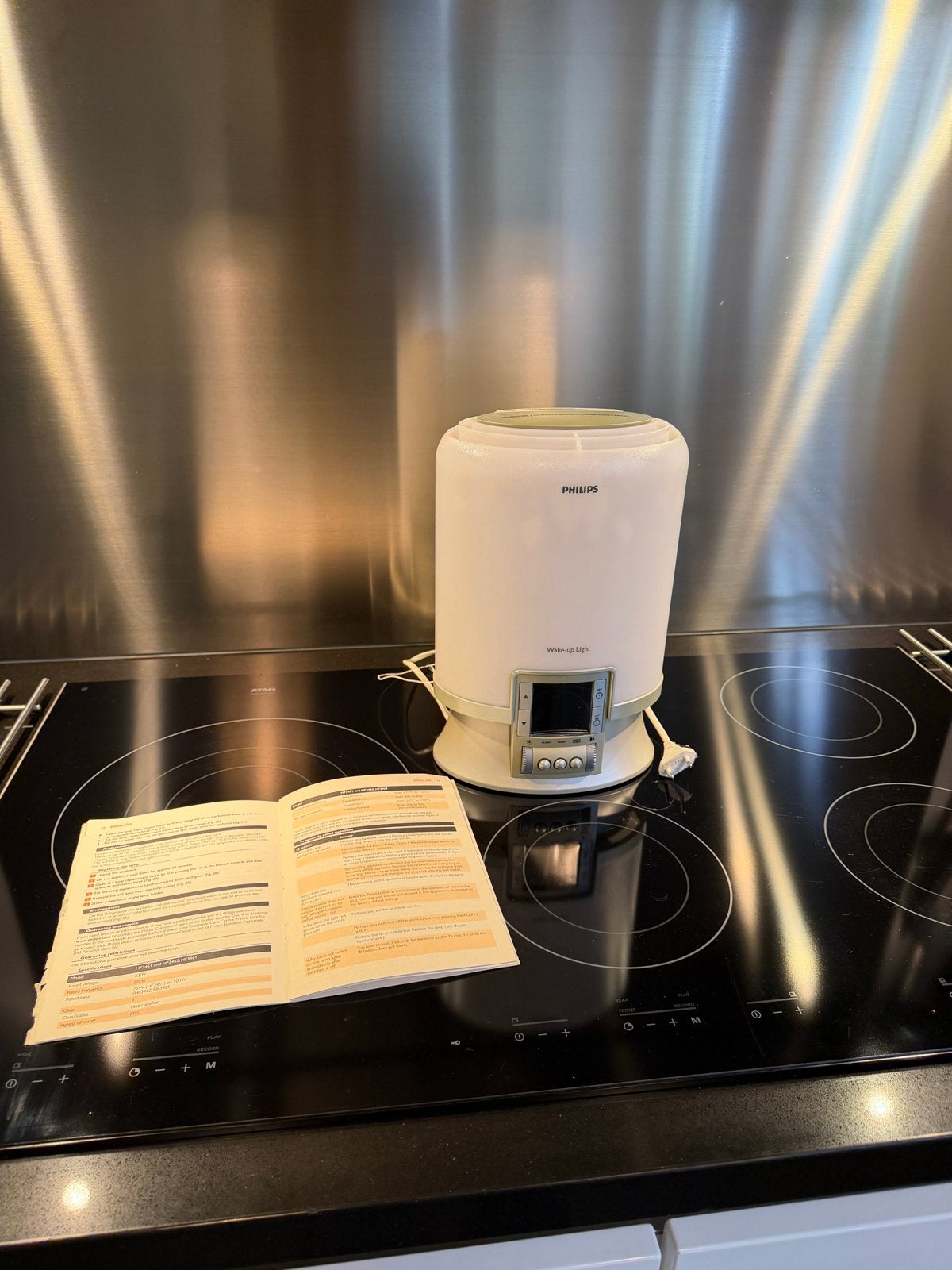 Philips Wake-up Light - Wekker met lichtsimulatie, Ophalen of Verzenden, Gebruikt, Digitaal