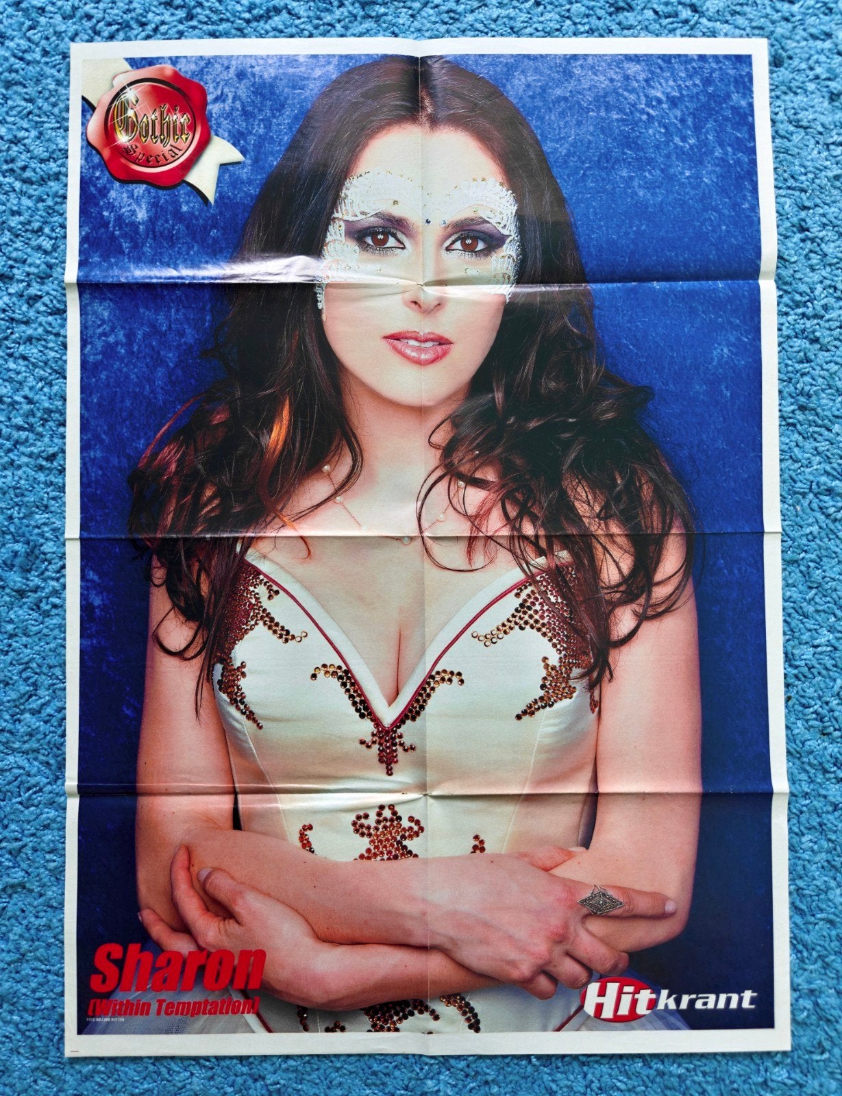 Sharon (Within Temptation) poster hitkrant vintage, Verzamelen, Rechthoekig Staand, Nieuw, Ophalen of Verzenden, A1 t/m A3