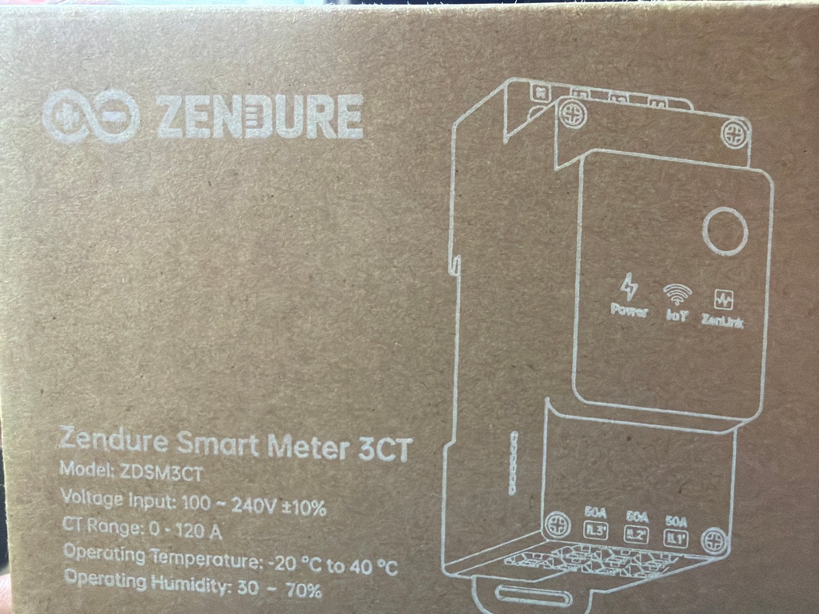 Zendure Slimme Meter 3CT - Energieverbruik Monitor, Ophalen, Nieuw, Overige merken, Overige typen