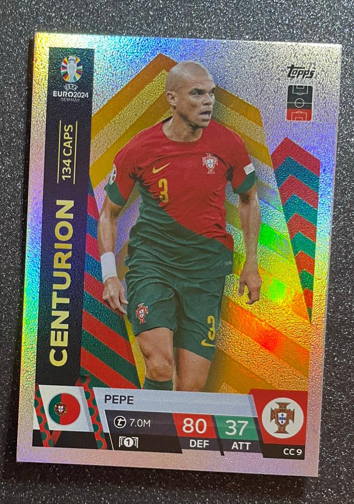 Topps EURO 2024    CENTURION    PEPE    PORTUGAL, Verzenden, Zo goed als nieuw, Plaatje