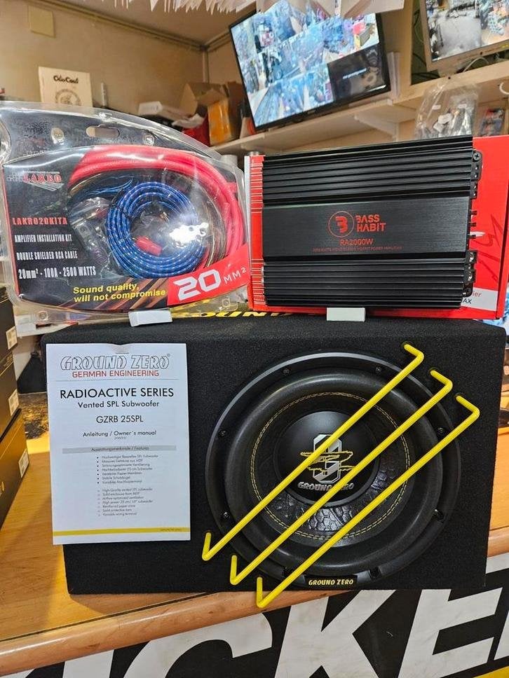 Mega klapper op is op groundzero/rebel/lakro 1000w SPL, Niet ingevuld, Niet ingevuld, Nieuw, Ophalen of Verzenden
