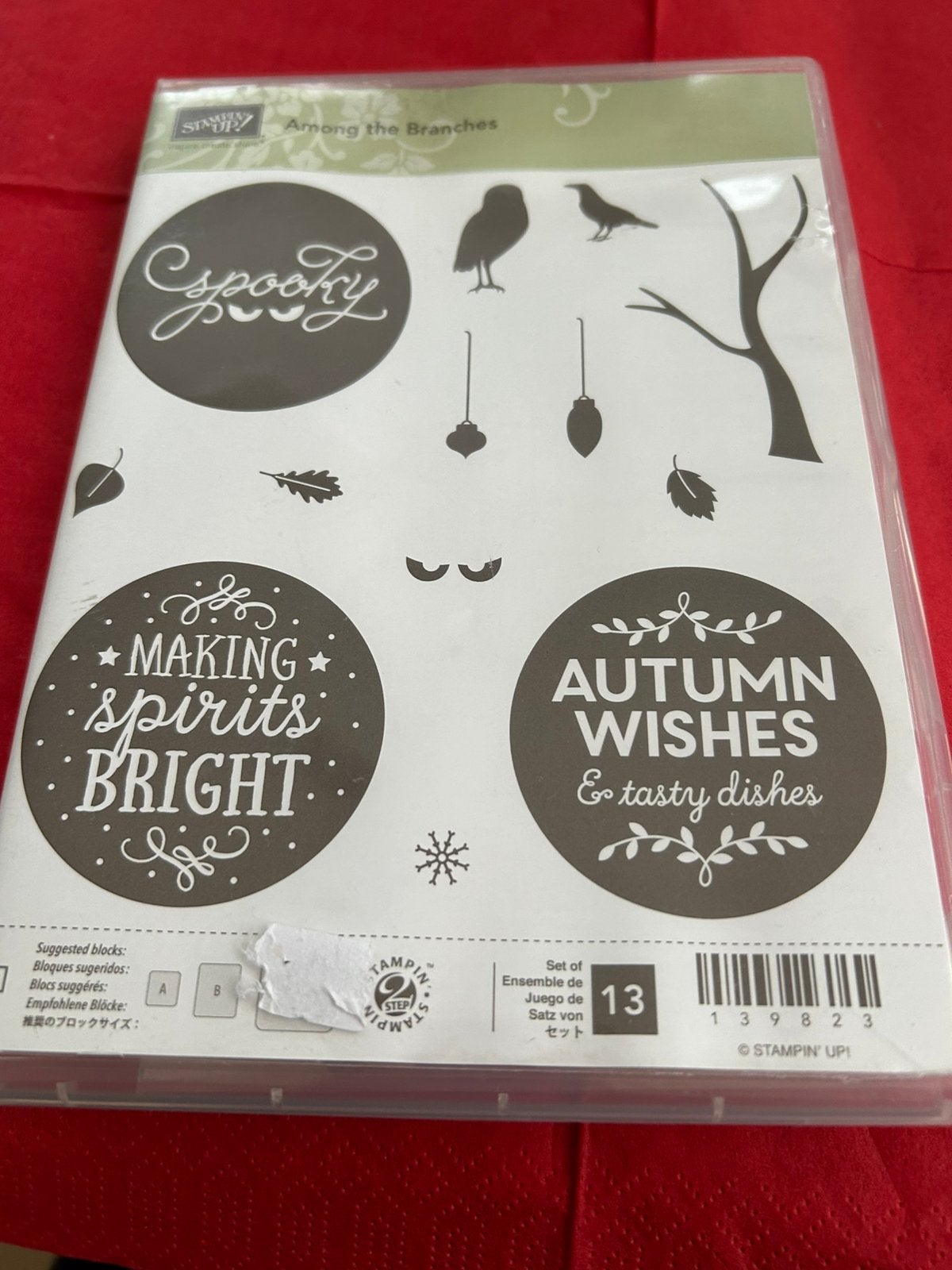 Stampin’up stempel Among the branches, Ophalen of Verzenden, Gebruikt, Clearstamp