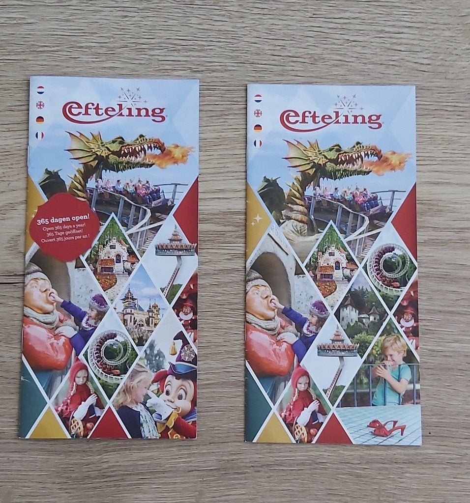 2 Folders EFTELING 2017 - 2019., Verzamelen, Ophalen of Verzenden, Zo goed als nieuw, Overige typen