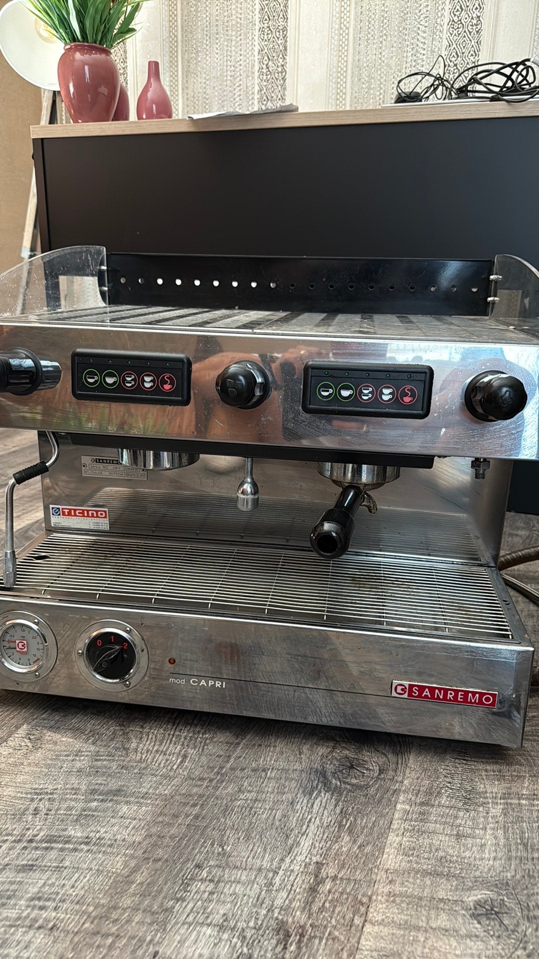 Sanremo koffiemachine, Witgoed en Apparatuur, Koffiezetapparaten, Ophalen of Verzenden, Gebruikt