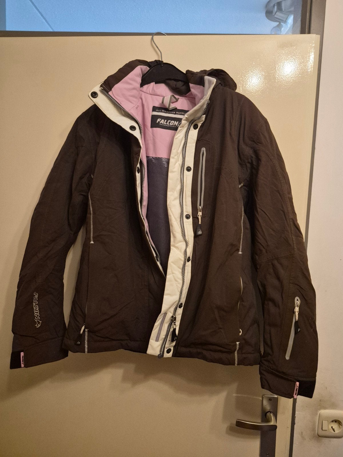 jas maat M merk falcon, Ophalen of Verzenden, Zo goed als nieuw, Maat 42/44 (L), Jack